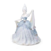 Coalport limited edition figurine from The Millennium Ball series 'Rain'. Good condition, displays