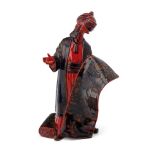 Royal Doulton Flambe figure The Carpet Seller HN2776. In good condition with no obvious damage or