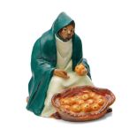 Royal Doulton early figure An Orange Vendor HN72, initials for Harry Allen (professionally