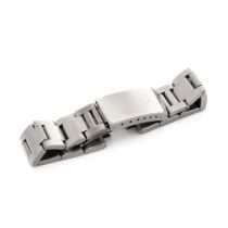 Rolex Osyter bracelet, stainless steel, originally from a GMT Master, serial 78360, Rolex logo to