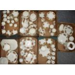 A large 107 piece Royal Albert Old Country Roses dinner service to include 3 large teapots with