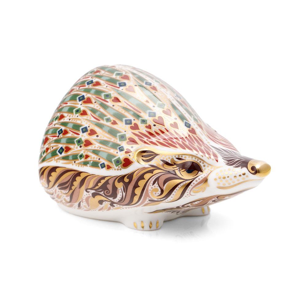 Boxed Royal Crown Derby paperweight, Ashbourne Hedgehog, produced in 1995, this is number 178 of