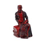 Royal Doulton Flambe figure The Carpet Seller HN3277. In good condition with no obvious damage or