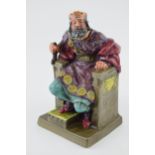 Royal Doulton figure The Old King HN2134. In good condition with no obvious damage or restoration.