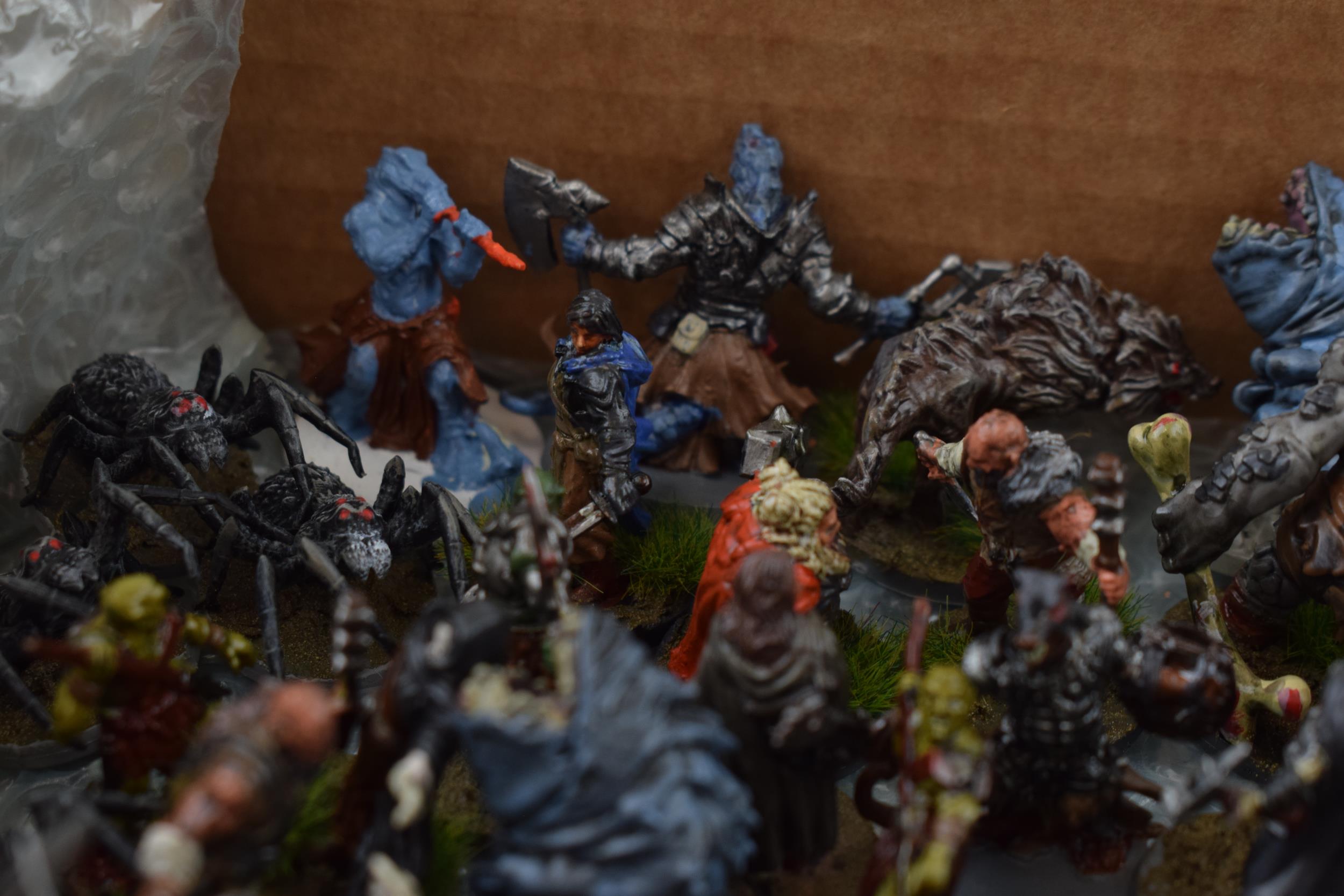 A collection of cast metal war-games and miniature figures by 'Fantasy Flight Games' from the ' - Bild 5 aus 11