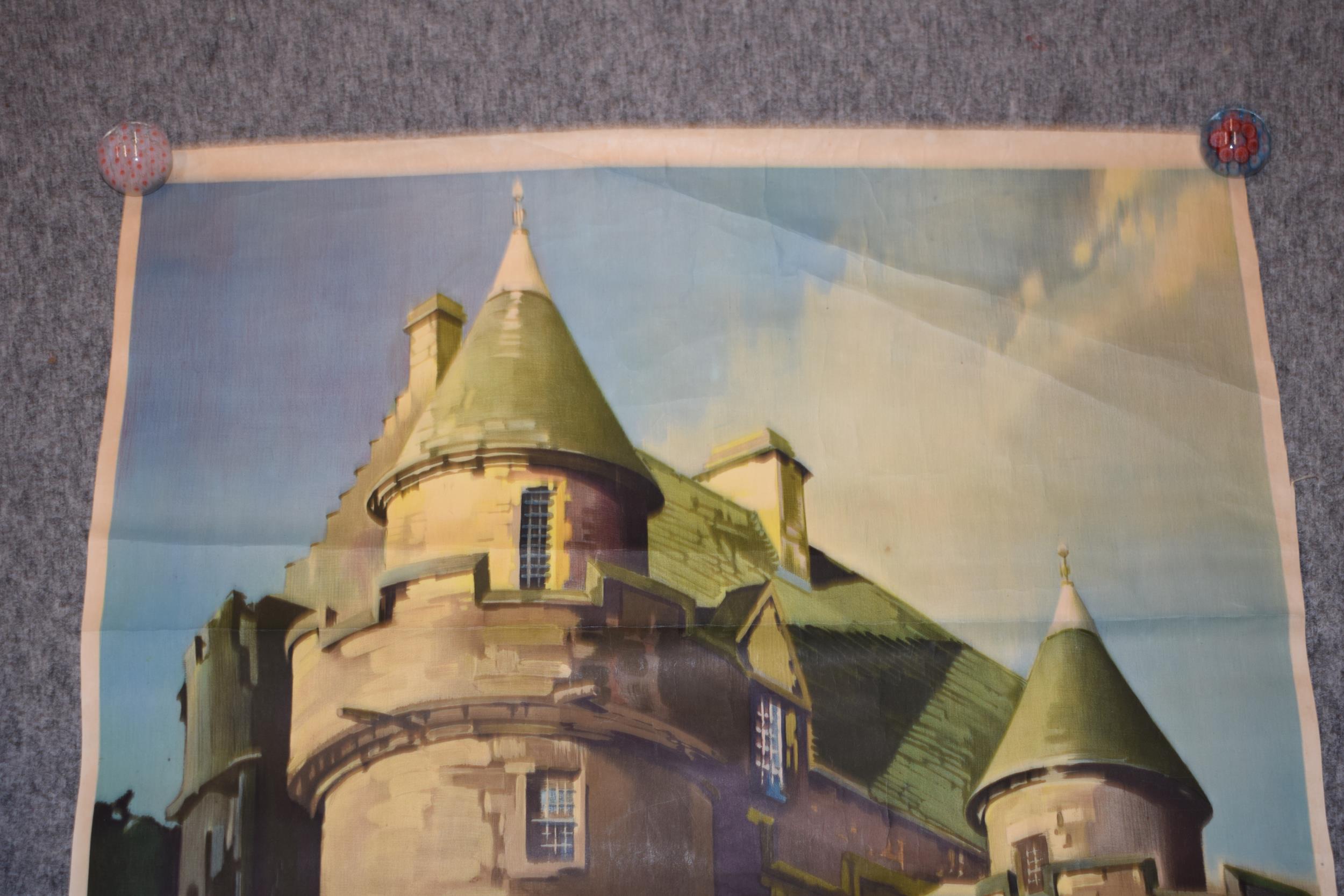 'British Rail' Railway poster 'Falkland Palace' lithograph printed by Stafford & Co, Nottingham. - Image 3 of 8