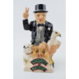 Kevin Francis Toby jug of Sir Winston Churchill 50th Anniversary of V E Day. In good condition