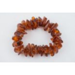 Amber or similar chunky vintage bracelet. Weight 45.5 grams. In original vintage condition.