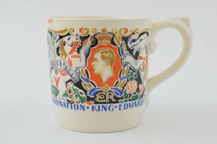 Dame Laura Knight Coronation of Edward VIII, May 1937 mug. In good condition.