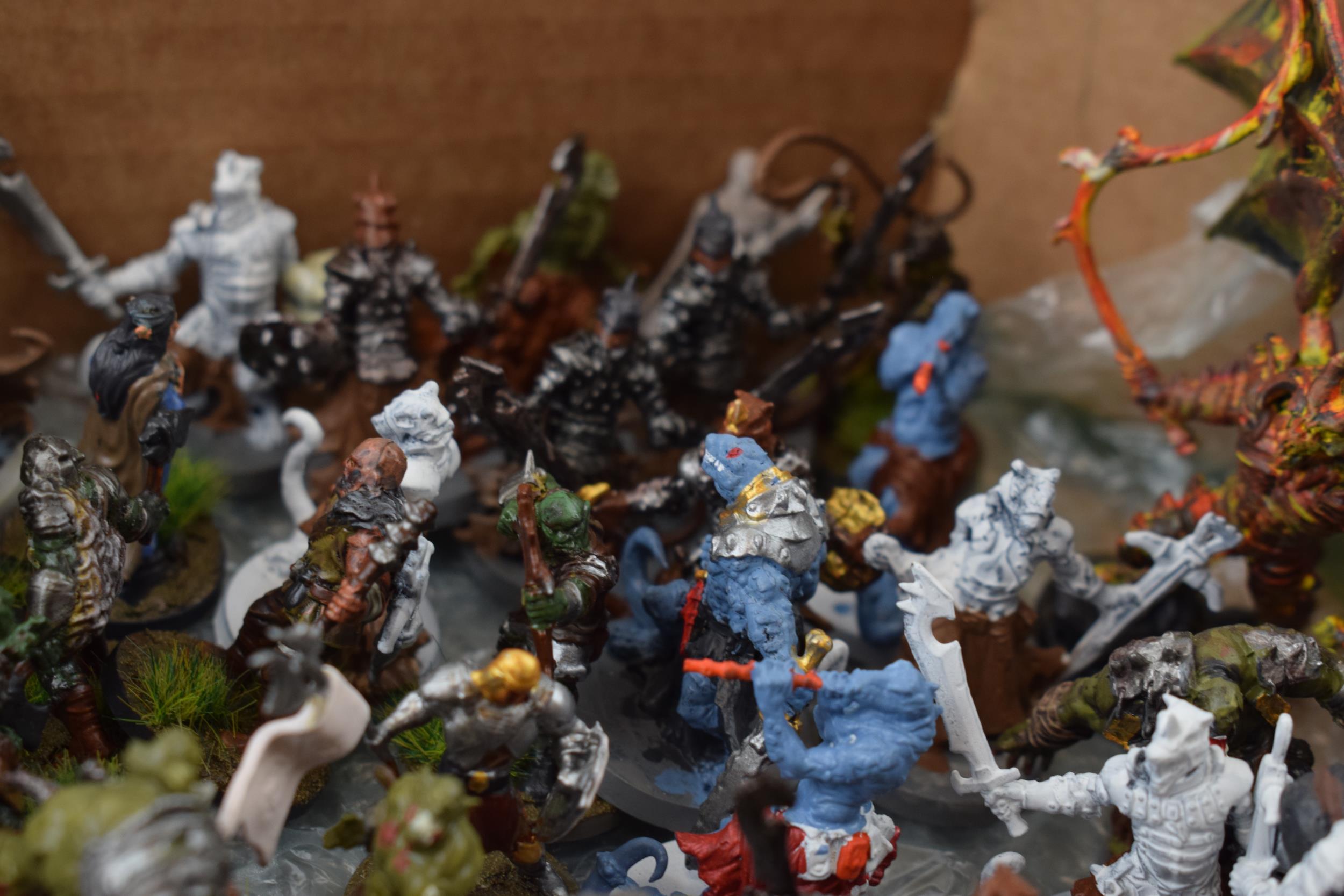 A collection of cast metal war-games and miniature figures by 'Fantasy Flight Games' from the ' - Bild 3 aus 11