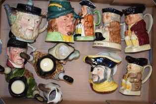 A collection of toby and character jugs to include makes such as Beswick, Woods and others (Qty).