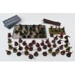 A collection of cast metal and plastic war-games and miniature figures by 'Games Workshop' from