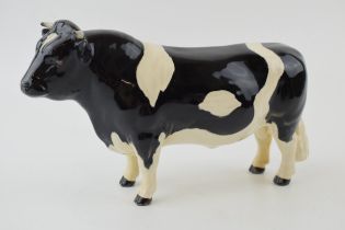 Beswick Friesian Bull. In good condition with no obvious damage or restoration.