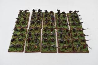 A collection of cast metal and plastic war-games and miniature figures by 'Games Workshop' from