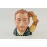 Large Royal Doulton character jug Vincent Van Gogh D7151. In good condition with no obvious damage