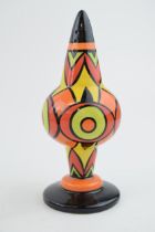Lorna Bailey Old Ellgreave abstract sugar sifter, 34/50, made for Collect2000, 17cm tall. In good