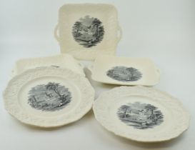 A group of Masons Vista Royal Residences series wares, to include Osborne House, Balmoral etc. (5)
