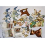 Wade Whimsies to include swallows, Disney Hatbox figure, Coronation Street houses, a Goebel bear and