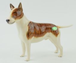 Beswick English bull terrier figure Romany Rhinestone, height 14cm. In good condition with no