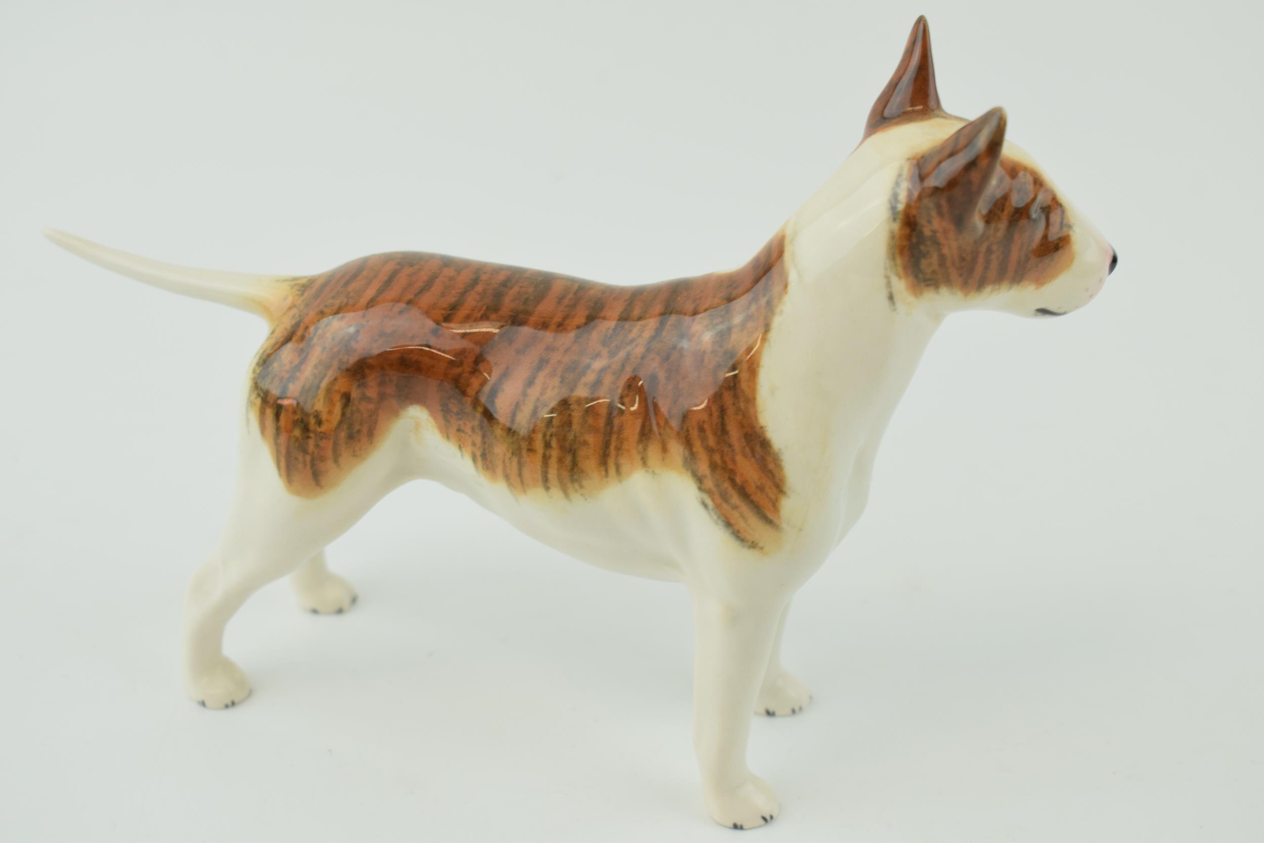 Beswick English bull terrier figure Romany Rhinestone, height 14cm. In good condition with no - Image 2 of 3