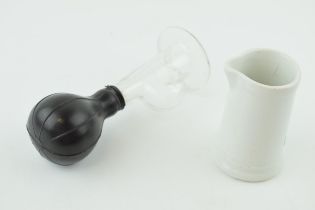 An antique Boots Chemists 'Breast Pump' PAT. March 17, 1891, together with a Maddock and Sons milk