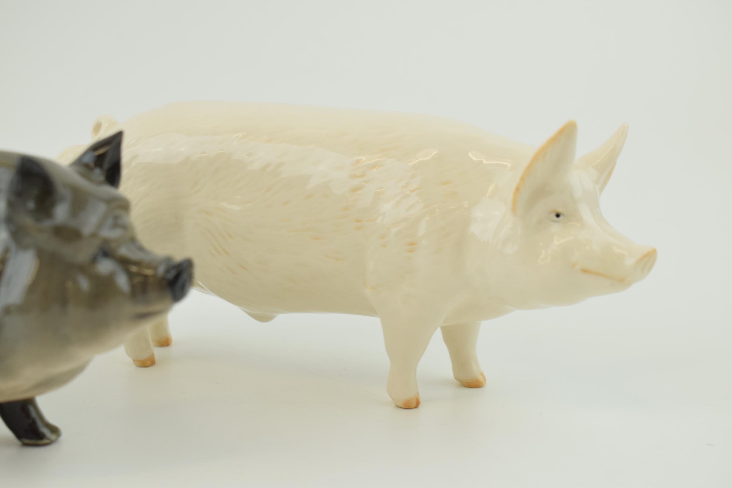A trio of Royal Doulton pigs to include the Vietnamese Pot Bellied pig, a White Boar and a - Image 2 of 4