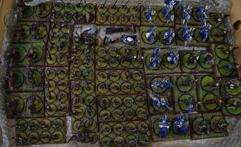 A collection of cast metal and plastic war-games and miniature figures by 'Games Workshop' from