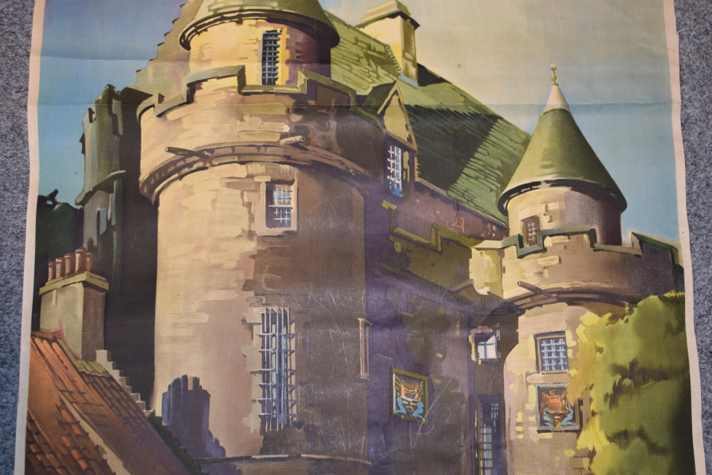 'British Rail' Railway poster 'Falkland Palace' lithograph printed by Stafford & Co, Nottingham. - Image 4 of 8