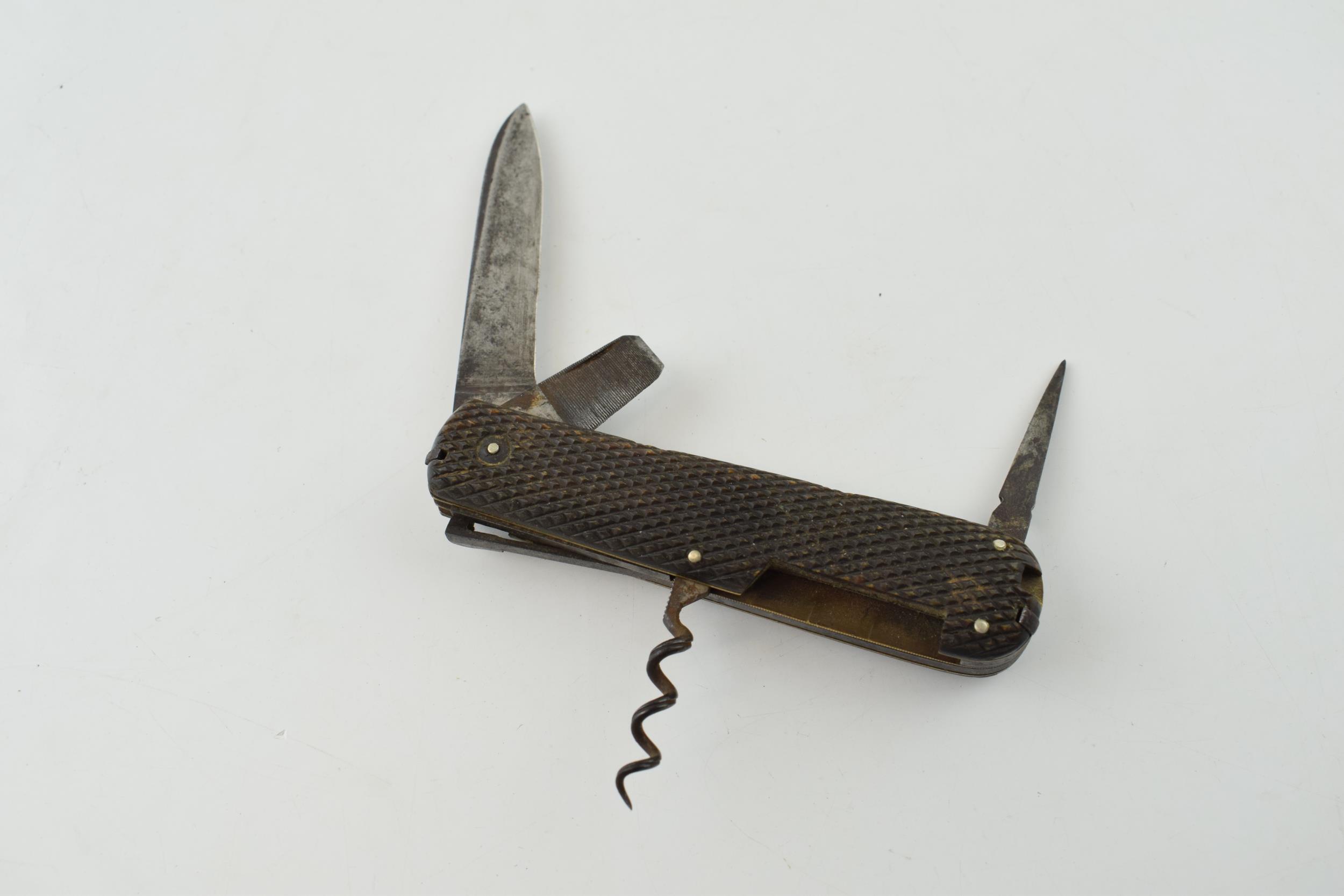 A multitool pocket knife by J Gibbins and Sons of Sheffield. Length 11.5cm. - Image 4 of 4