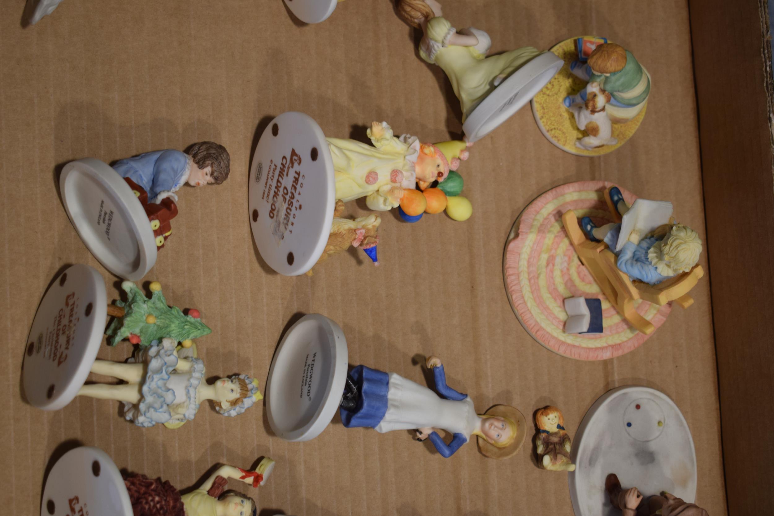 A collection of Coalport, Royal Worcester and similar children figures, some in the Treasury of - Image 3 of 4