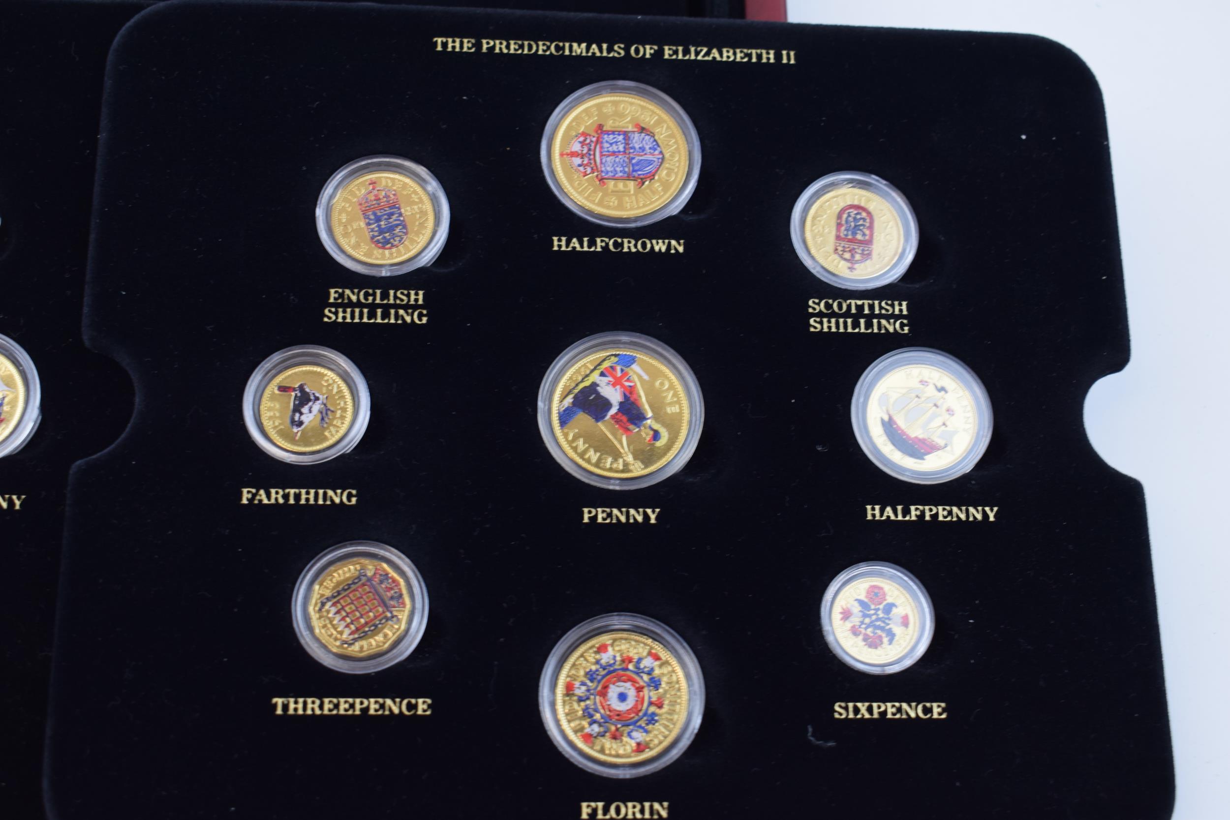 18 commemorative coin collection, the predecimals of George VI and the predecimals of Elizabeth - Image 2 of 6