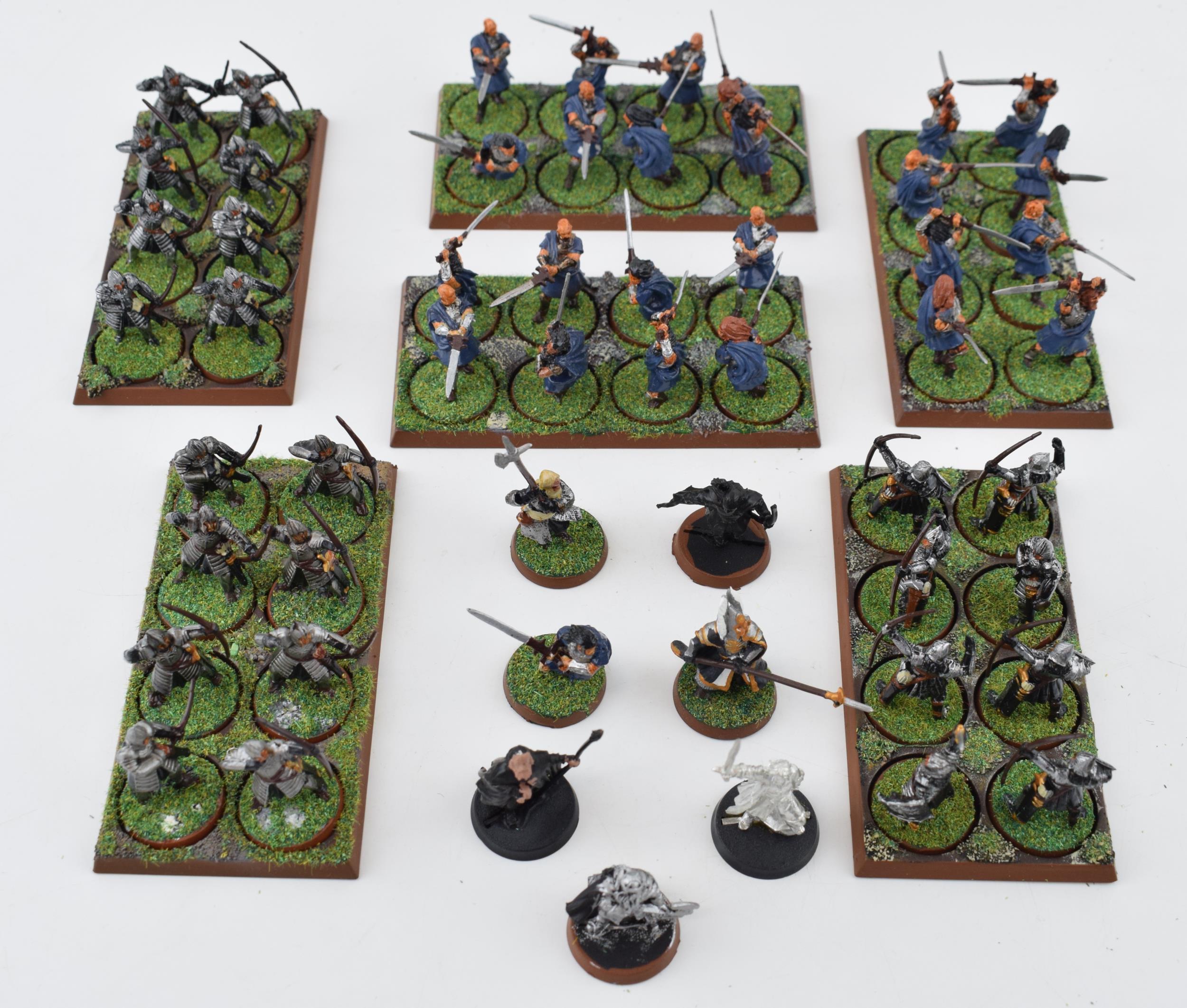 A collection of cast metal and plastic war-games and miniature figures by 'Games Workshop' from