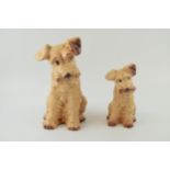 Sylvac dogs in brown glaze to include 1379 and 1380 (2). In good condition with no obvious damage or