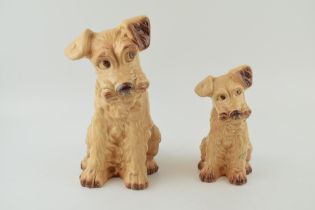 Sylvac dogs in brown glaze to include 1379 and 1380 (2). In good condition with no obvious damage or