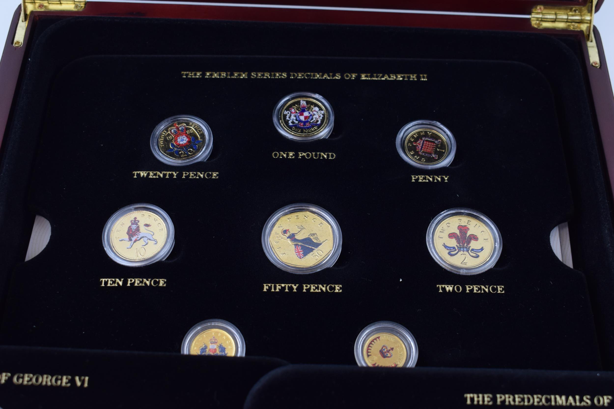 18 commemorative coin collection, the predecimals of George VI and the predecimals of Elizabeth - Image 4 of 6