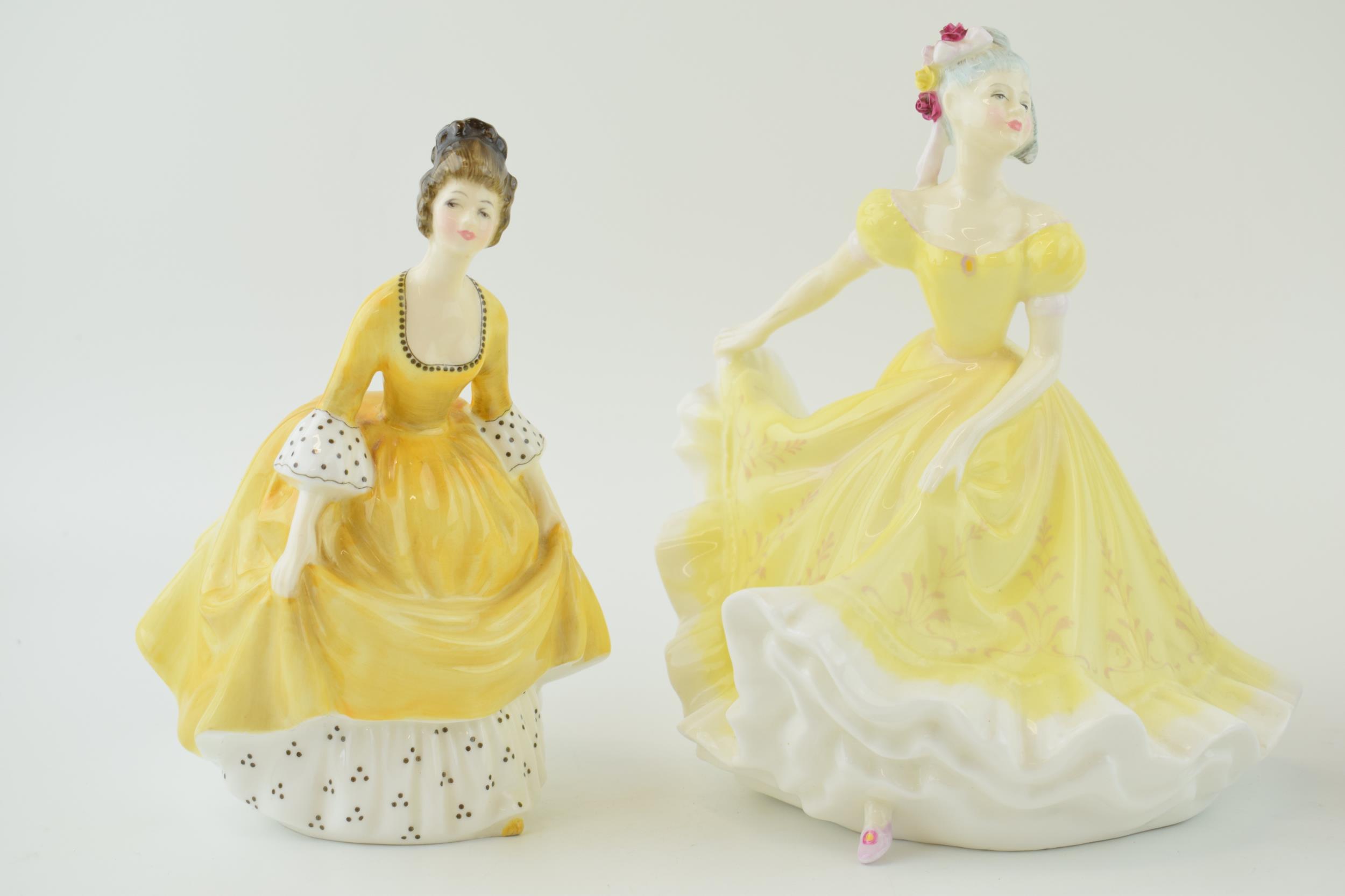 Royal Doulton Figures to include 'Angela' HN 3419 'Coralie' HN 2307' and 'Ninette' HN 2379. (2nd) ( - Image 3 of 3