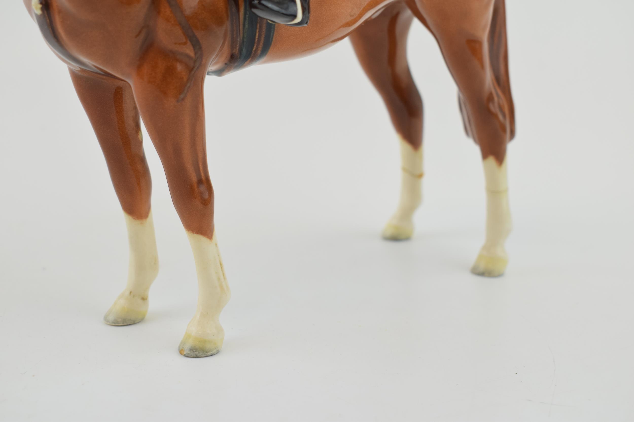 Beswick HM Queen Elizabeth II on chestnut Imperial horse trooping the colour 1546 (with damages). - Image 3 of 5