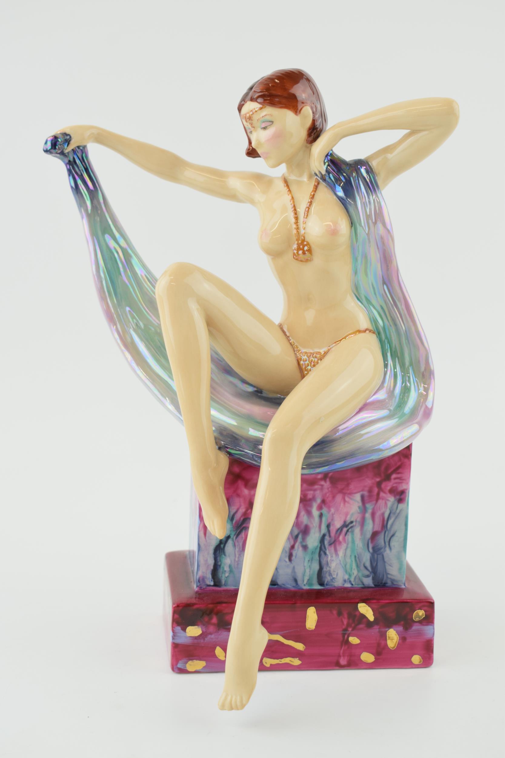 Peggy Davies erotic figure Laura - The Windmill Girl, limited edition, 25cm tall. In good