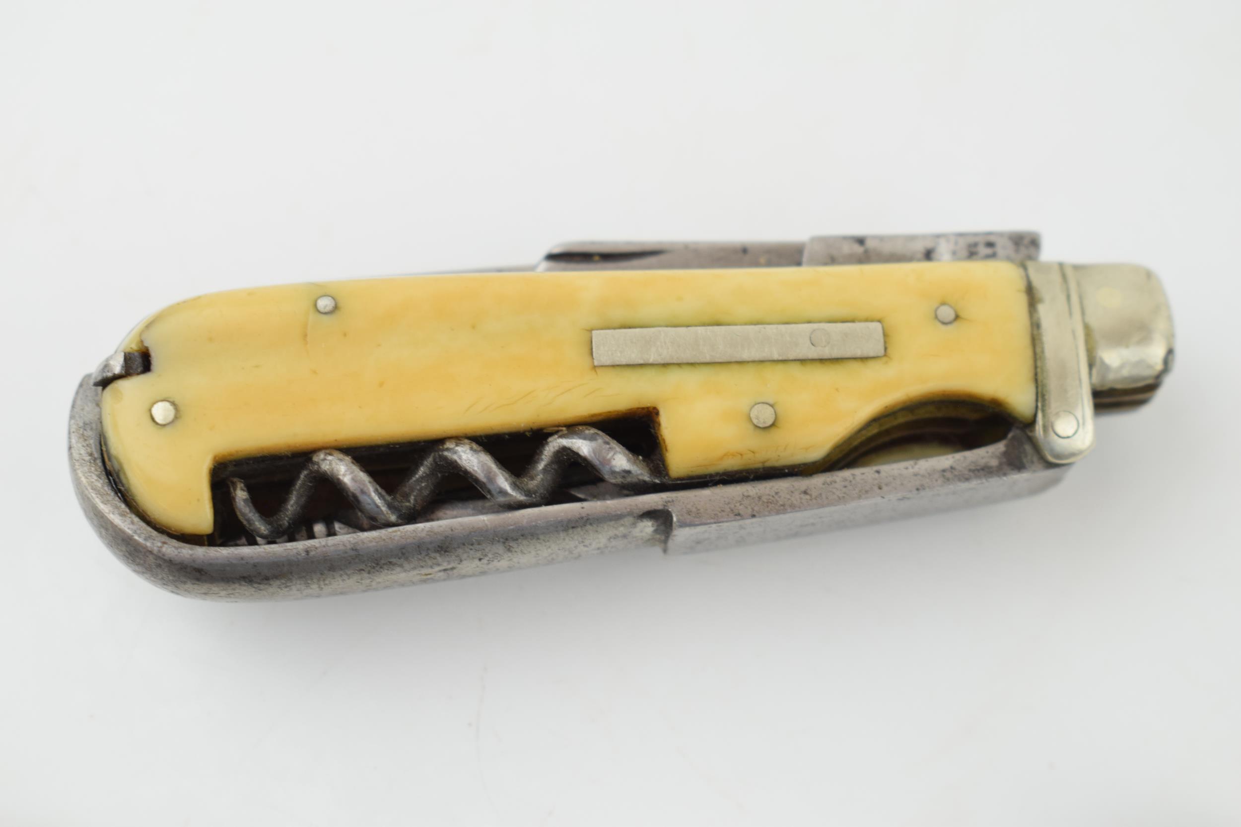 A 19th century Coachman's / Horseman's multitool pocket knife by Humphreys. Sheffield (Length 8.5cm) - Image 3 of 5