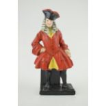 Royal Doulton figure Capt Macheath Beggar's Opera HN464, written marks to base, 18.5cm tall.