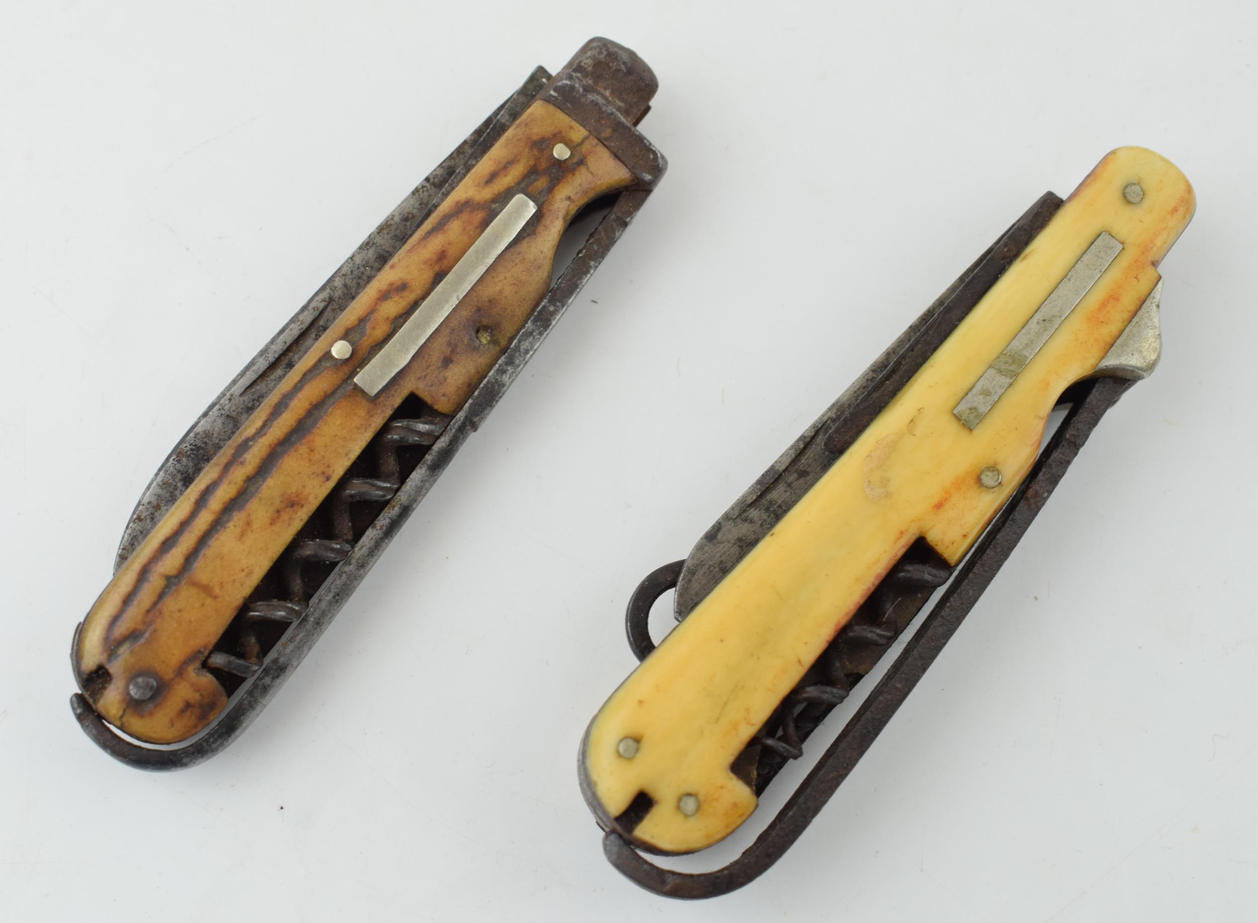 A 19th century Coachman's / Horseman's multitool pocket knife by H.G Long & Co. Sheffield (Length