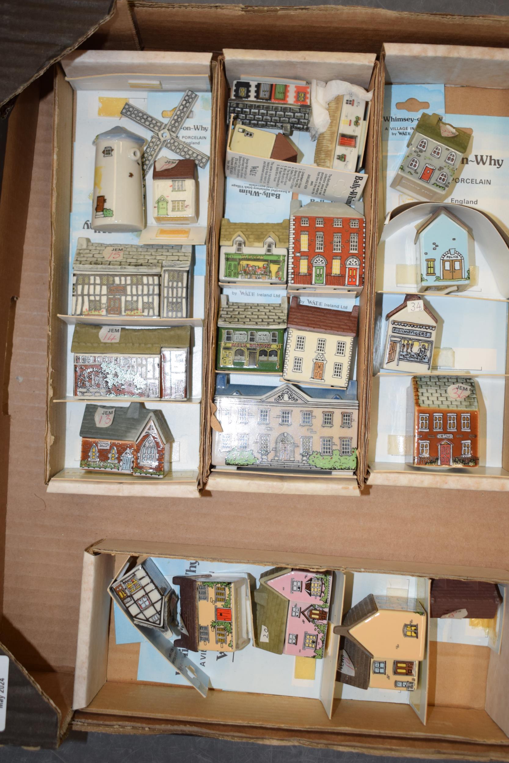 A good collection of Wade buildings to include Whimsey on Why, with paper maps / village layouts, - Image 2 of 5
