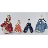 A collection of Royal Doulton figures to include 'Debbie' HN 2385, 'Top of the Hill' HN 1834, '