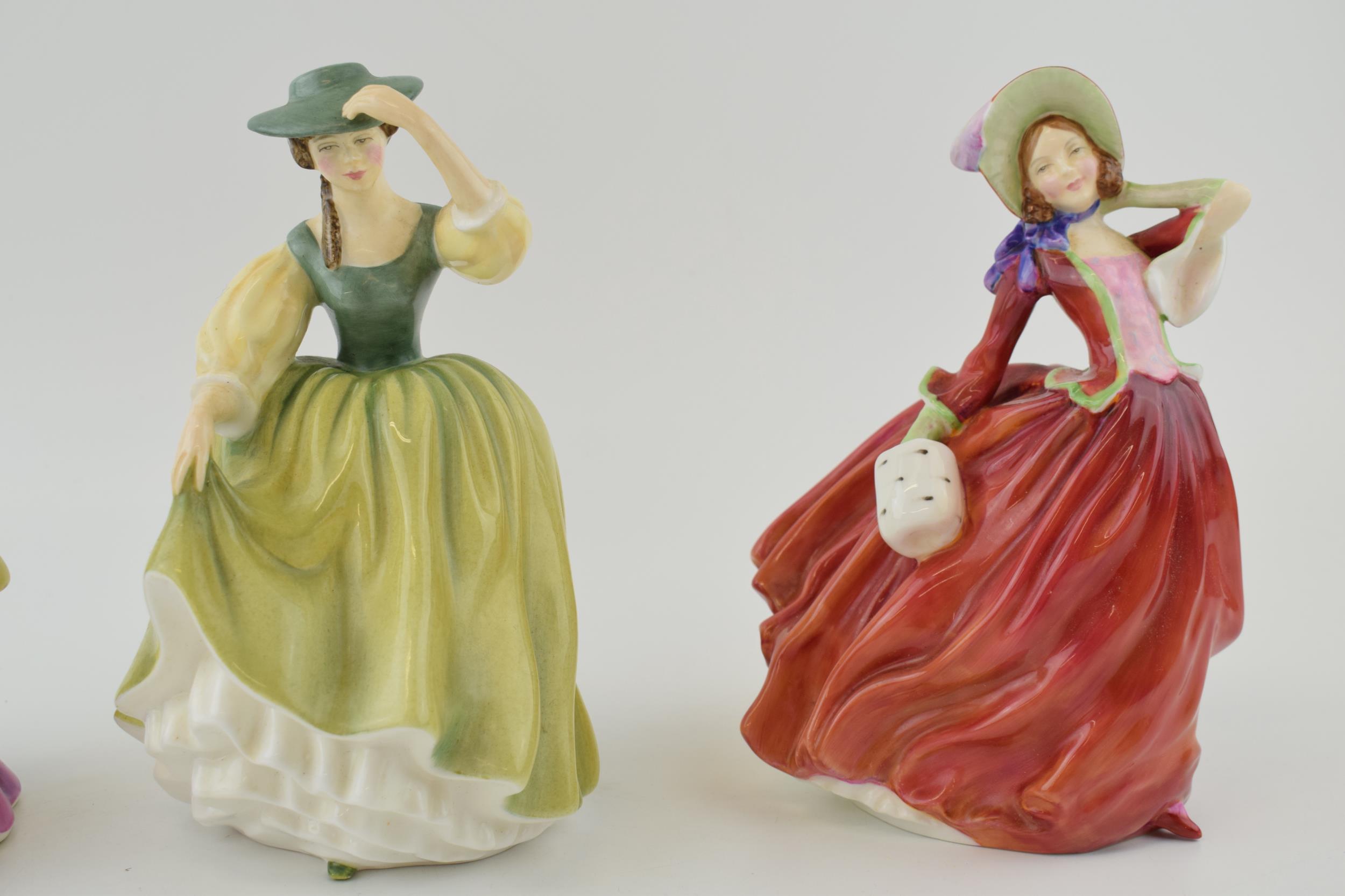 A collection of Royal Doulton figures to include 'Buttercup' HN 2309, 'Autumn Breezes' HN 934 and ' - Image 2 of 3