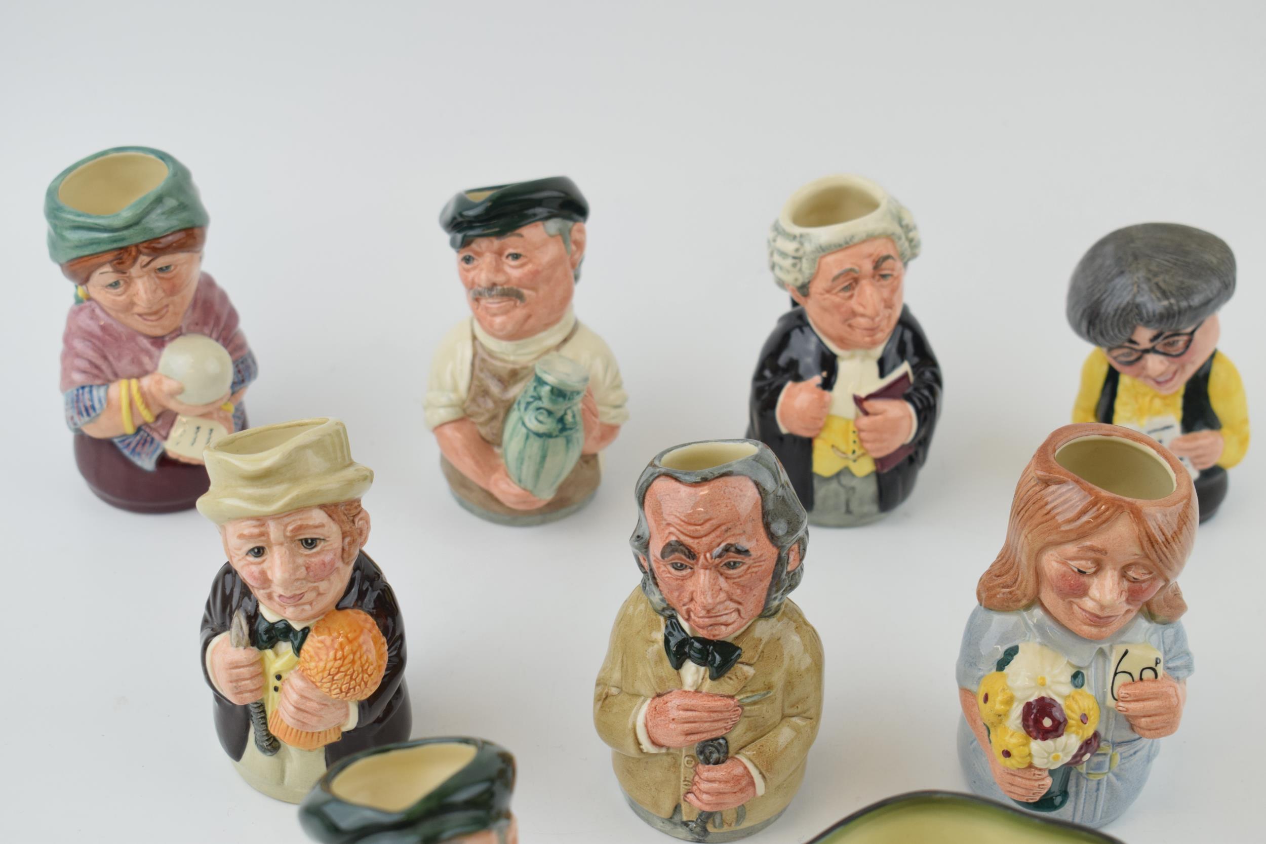 A collection of Royal Doulton Doultonville toby jugs to include Albert Sagger the Potter, Flora - Image 3 of 3