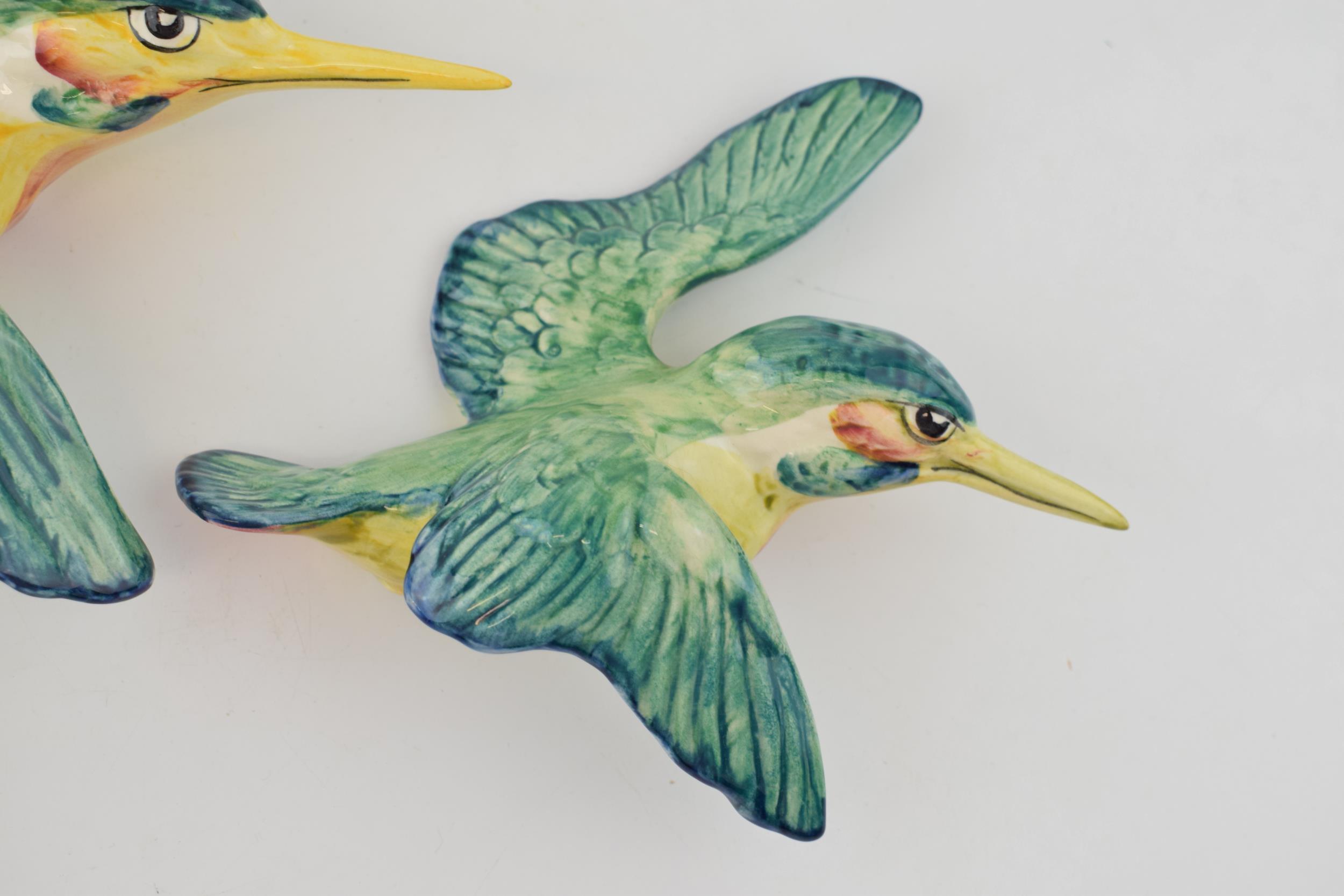 Beswick Kingfisher wall plaques to include 729-1, 729-2 and 729-3 (3 - smallest one with beak - Bild 2 aus 5