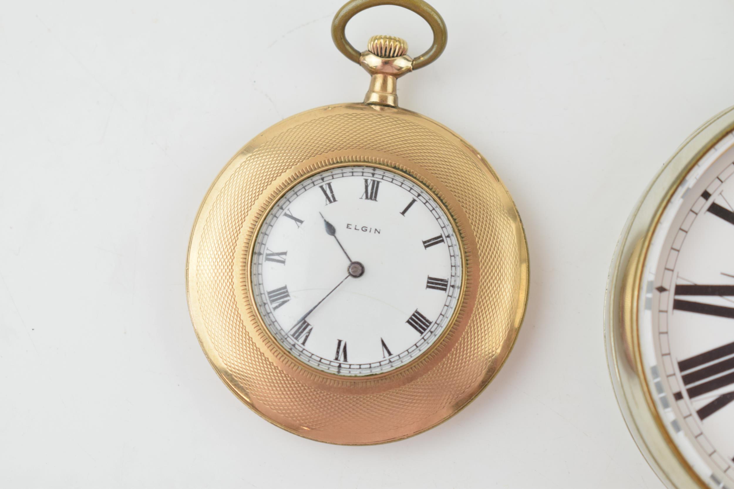 A collection of pocket watches to include a Goliath model with an 8 day Swiss movement, subsidiary - Image 3 of 3
