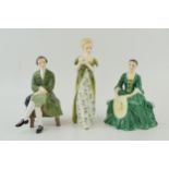 Royal Doulton Figures a/f to include 'A Lady From Williamsburg' HN 2228, 'Veneta HN 2722' and 'A