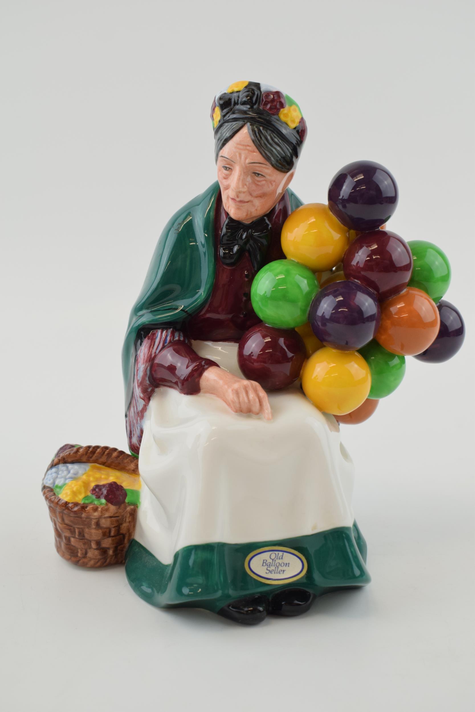 Royal Doulton figure The Old Balloon Seller HN1315. In good condition with no obvious damage or