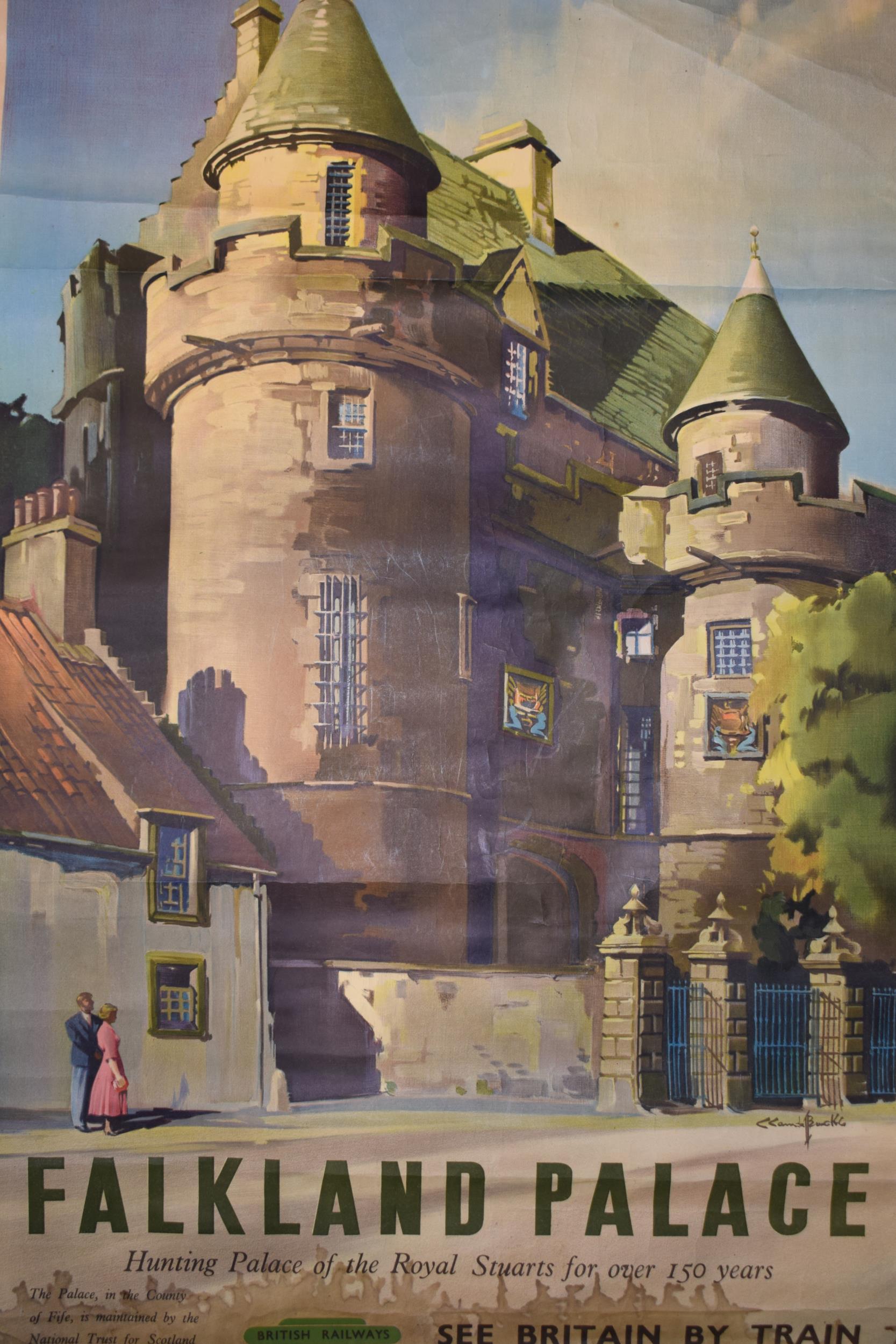 'British Rail' Railway poster 'Falkland Palace' lithograph printed by Stafford & Co, Nottingham.
